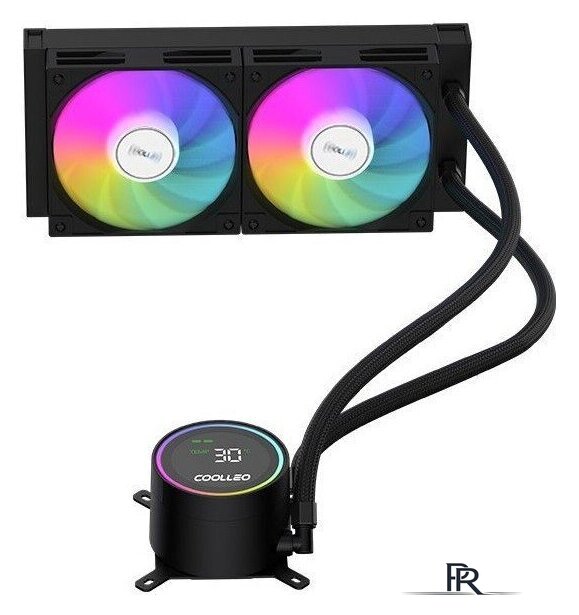 Система жидкостного охлаждения для процессора Coolleo Ice Fairy Dig 240 Lite (черный) - Изображение №2 — Интернет-магазин ПроЗаказ
