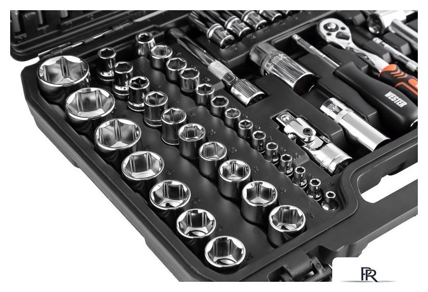 Универсальный набор инструментов Wester WT108 (108 предметов) - Изображение №3 — Интернет-магазин ПроЗаказ