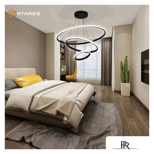 Подвесная люстра Estares Akrilika slim 70W 3R-APP-600x1100-BLACK/CLEAR-220-IP20 - Изображение №4 — Интернет-магазин ПроЗаказ