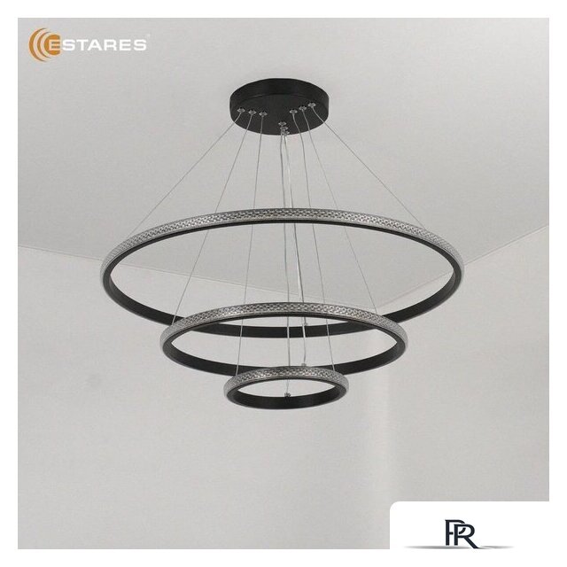 Подвесная люстра Estares Akrilika slim 70W 3R-APP-600x1100-BLACK/CLEAR-220-IP20 - Изображение №2 — Интернет-магазин ПроЗаказ