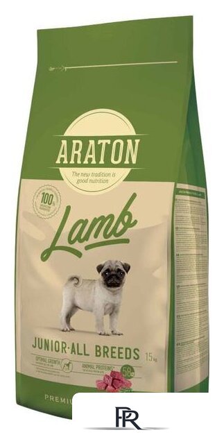 Сухой корм для собак Araton Junior Lamb 15 кг - Изображение №1 — Интернет-магазин ПроЗаказ