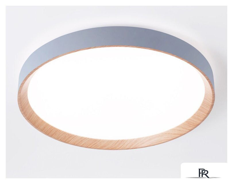 Светильник-тарелка Ambrella light FZ1322 (серый/светлое дерево) - Изображение №1 — Интернет-магазин ПроЗаказ