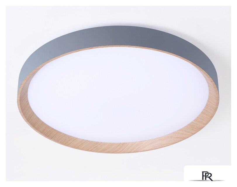 Светильник-тарелка Ambrella light FZ1322 (серый/светлое дерево) - Изображение №5 — Интернет-магазин ПроЗаказ