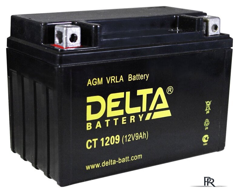 Мотоциклетный аккумулятор Delta CT 1209 (9 А·ч) - Изображение №1 — Интернет-магазин ПроЗаказ