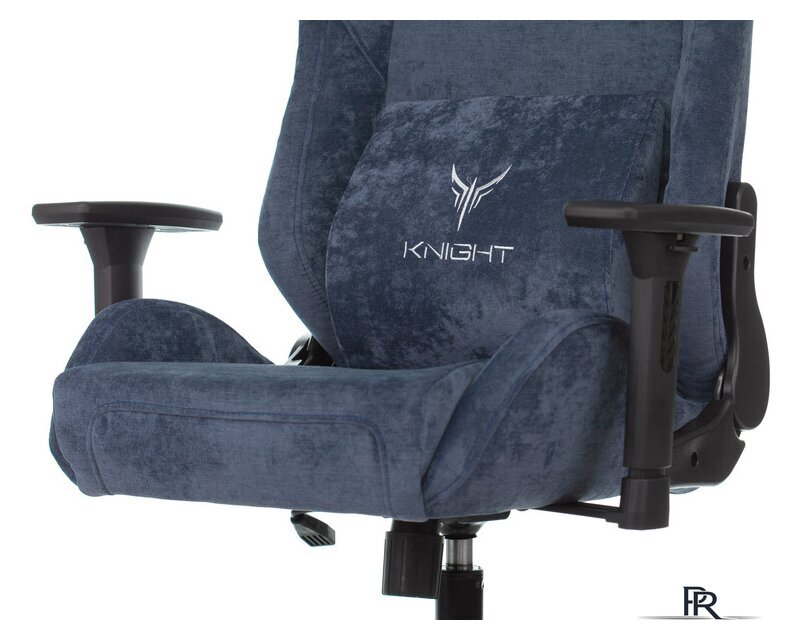 Игровое (геймерское) кресло Knight N1 Fabric Light-27 (синий) - Изображение №7 — Интернет-магазин ПроЗаказ