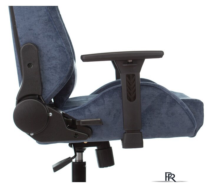 Игровое (геймерское) кресло Knight N1 Fabric Light-27 (синий) - Изображение №9 — Интернет-магазин ПроЗаказ