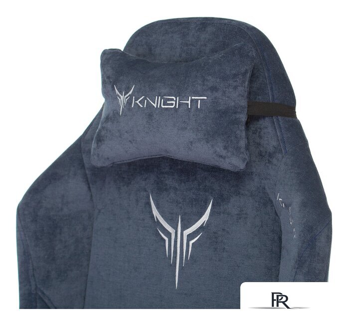 Игровое (геймерское) кресло Knight N1 Fabric Light-27 (синий) - Изображение №8 — Интернет-магазин ПроЗаказ