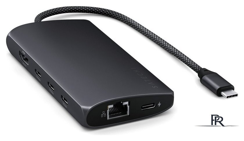Док-станция Satechi USB-C Multiport Adapter 8K With Ethernet V3 ST-P8KED (черный) - Изображение №3 — Интернет-магазин ПроЗаказ