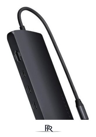 Док-станция Satechi USB-C Multiport Adapter 8K With Ethernet V3 ST-P8KED (черный) - Изображение №1 — Интернет-магазин ПроЗаказ