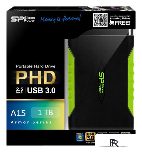 Внешний накопитель Silicon-Power Armor A15 1TB (SP010TBPHDA15S3K) - Изображение №2 — Интернет-магазин ПроЗаказ