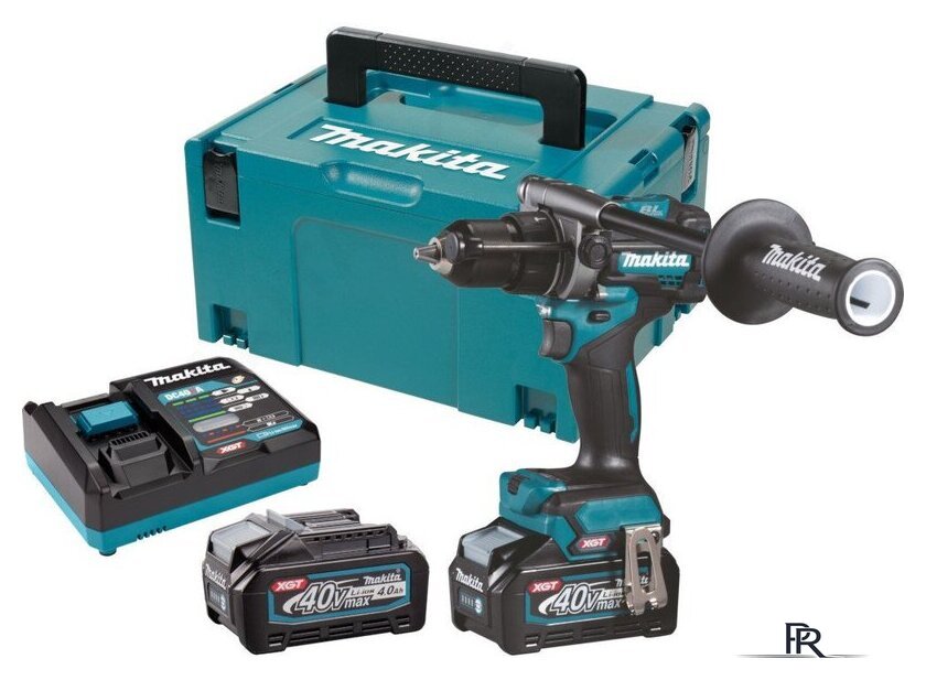 Ударная дрель-шуруповерт Makita HP001GM201 (с 2-мя АКБ, кейс) - Изображение №1 — Интернет-магазин ПроЗаказ
