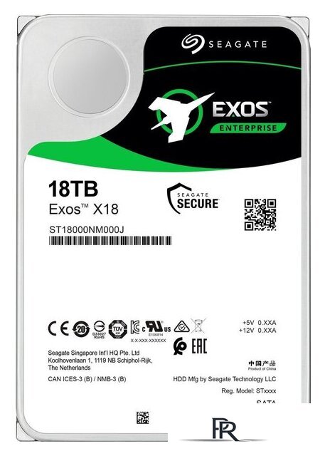 Жесткий диск Seagate Exos X18 18TB ST18000NM000J - Изображение №1 — Интернет-магазин ПроЗаказ