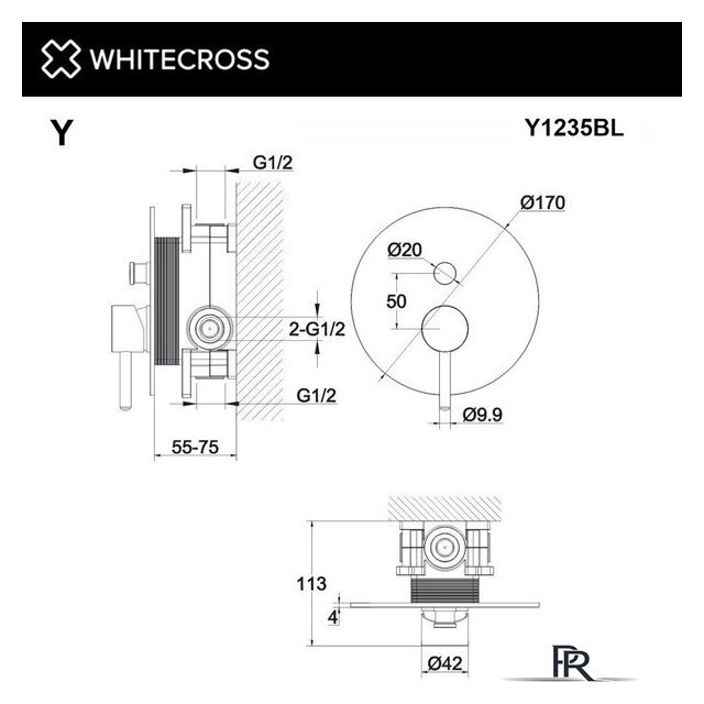 Смеситель Whitecross Y Y1235BL (черный матовый) - Изображение №3 — Интернет-магазин ПроЗаказ