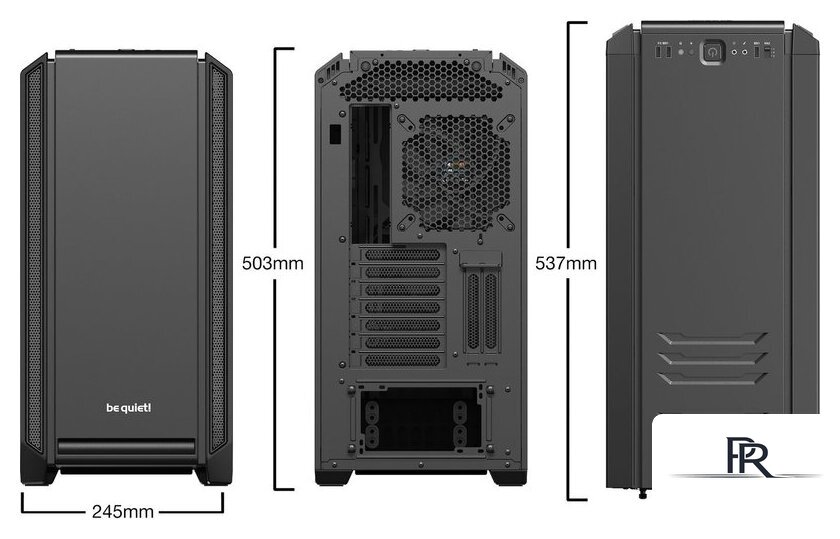 Корпус be quiet! Silent Base 601 BGW26 (черный) - Изображение №2 — Интернет-магазин ПроЗаказ