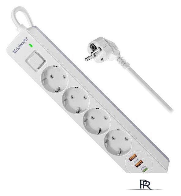 Сетевой фильтр Defender DFS 141 (1.5 м) - Изображение №1 — Интернет-магазин ПроЗаказ