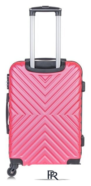 Чемодан-спиннер L'Case New-Delhi BCP-1205 (L, розовый) - Изображение №2 — Интернет-магазин ПроЗаказ