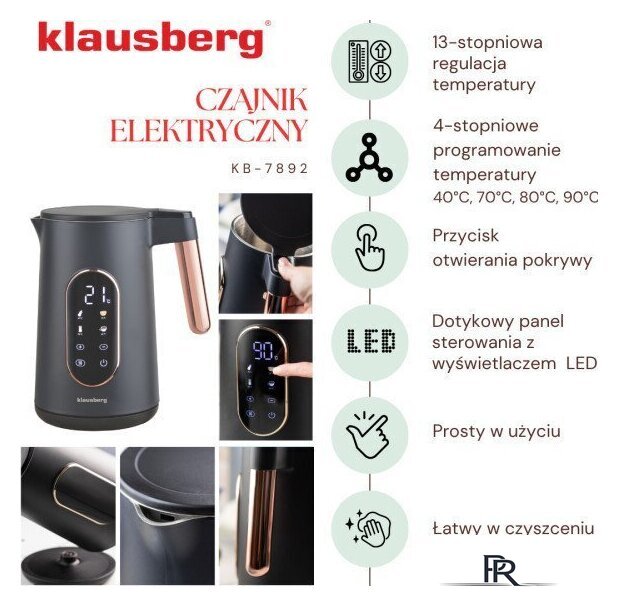 Электрический чайник Klausberg KB-7892 - Изображение №4 — Интернет-магазин ПроЗаказ