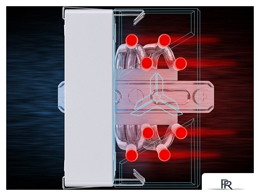 Кулер для процессора Jonsbo CR-1400 V2 Color (белый) - Изображение №9 — Интернет-магазин ПроЗаказ