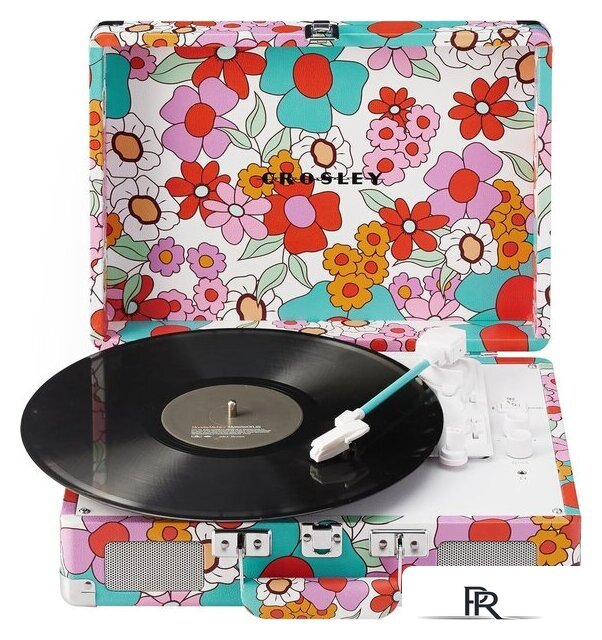 Виниловый проигрыватель Crosley Cruiser Plus Groovy Floral - Изображение №6 — Интернет-магазин ПроЗаказ
