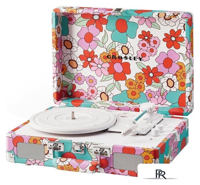 Виниловый проигрыватель Crosley Cruiser Plus Groovy Floral - Изображение №4 — Интернет-магазин ПроЗаказ