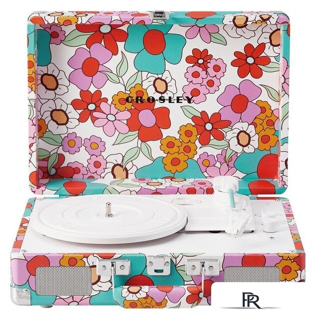 Виниловый проигрыватель Crosley Cruiser Plus Groovy Floral - Изображение №1 — Интернет-магазин ПроЗаказ