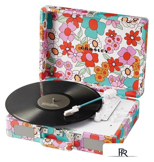 Виниловый проигрыватель Crosley Cruiser Plus Groovy Floral - Изображение №5 — Интернет-магазин ПроЗаказ