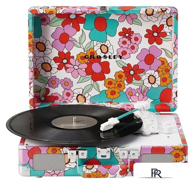 Виниловый проигрыватель Crosley Cruiser Plus Groovy Floral - Изображение №2 — Интернет-магазин ПроЗаказ