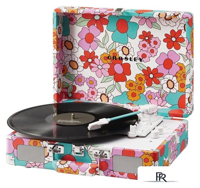 Виниловый проигрыватель Crosley Cruiser Plus Groovy Floral - Изображение №3 — Интернет-магазин ПроЗаказ