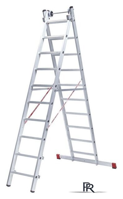 Лестница-стремянка Новая высота NV 522 двухсекционная индустриальная 2x6 ступеней - Изображение №2 — Интернет-магазин ПроЗаказ