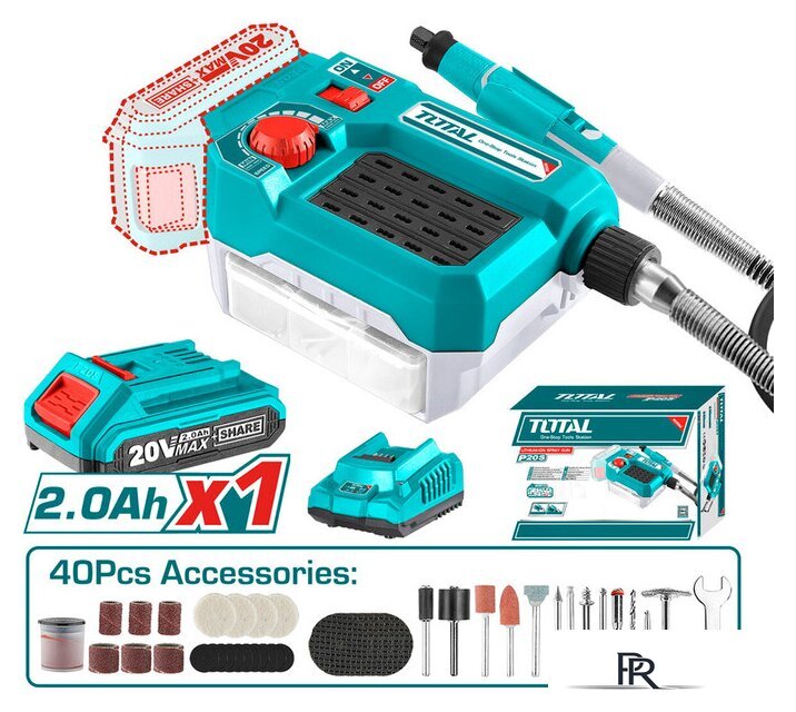 Гравер Total TMGLI20011 (с 1-м АКБ, сумка, оснастка) - Изображение №1 — Интернет-магазин ПроЗаказ