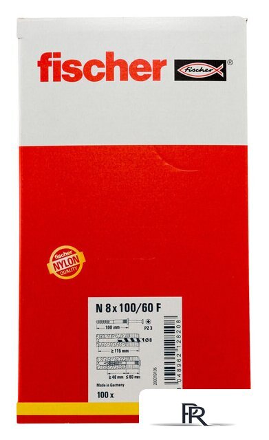 Дюбель-гвоздь Fischer N 8 x 100/60 F 513703 (100 шт) - Изображение №3 — Интернет-магазин ПроЗаказ