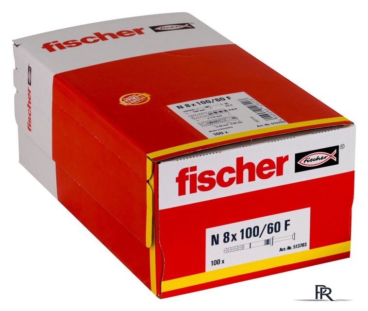 Дюбель-гвоздь Fischer N 8 x 100/60 F 513703 (100 шт) - Изображение №2 — Интернет-магазин ПроЗаказ