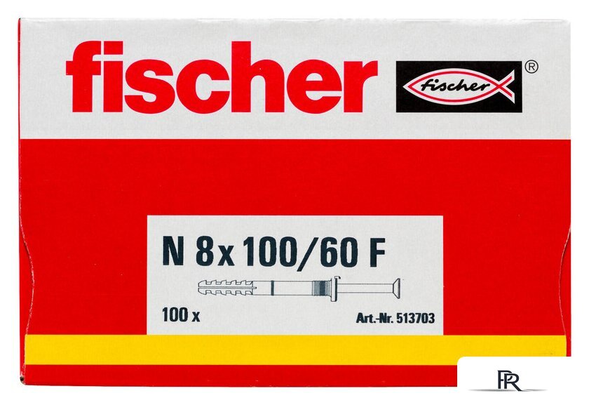 Дюбель-гвоздь Fischer N 8 x 100/60 F 513703 (100 шт) - Изображение №4 — Интернет-магазин ПроЗаказ