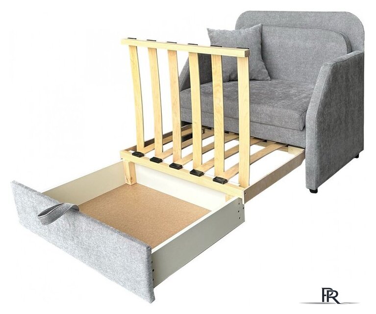 Кресло-кровать Анмикс Кейт 800 (серый глори 23) - Изображение №3 — Интернет-магазин ПроЗаказ