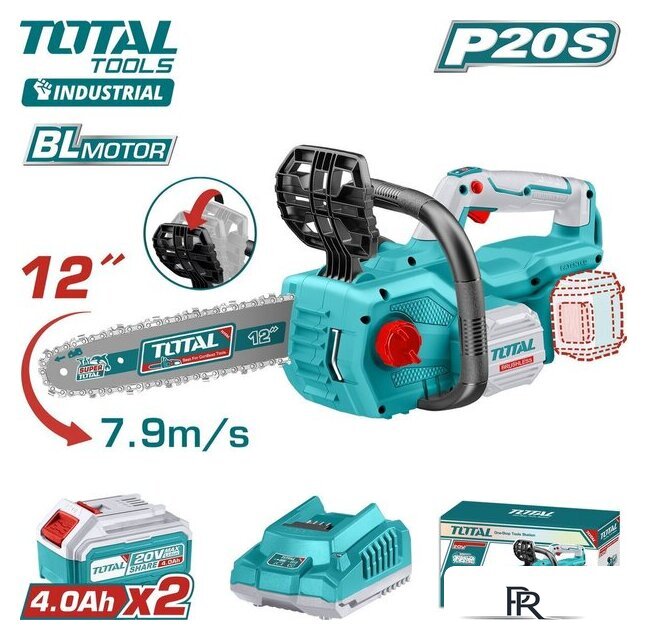 Аккумуляторная пила Total TGSLI201286 (с 2-мя АКБ) - Изображение №1 — Интернет-магазин ПроЗаказ