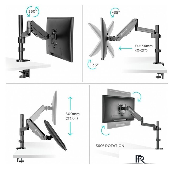 Кронштейн для монитора Onkron G70B - Изображение №5 — Интернет-магазин ПроЗаказ