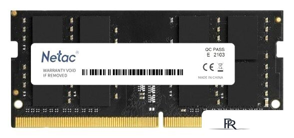Оперативная память Netac Basic 16ГБ DDR5 SODIMM 4800 МГц NTBSD5N48SP-16 - Изображение №1 — Интернет-магазин ПроЗаказ