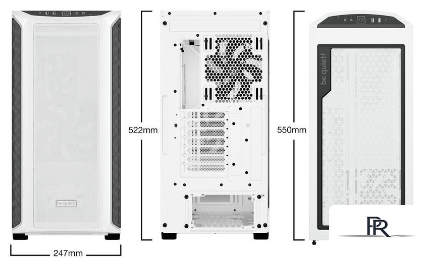 Корпус be quiet! Shadow Base 800 DX White BGW62 - Изображение №2 — Интернет-магазин ПроЗаказ