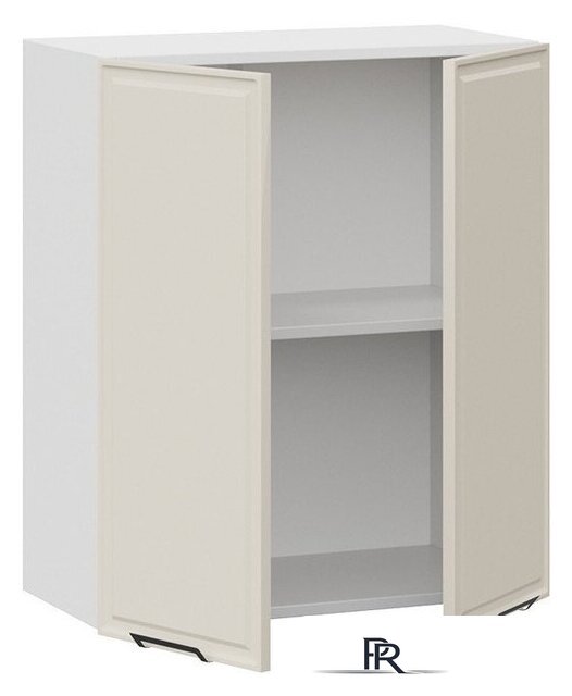 Шкаф навесной Трия Белладжио 1В6 (белый/софт панакота) - Изображение №2 — Интернет-магазин ПроЗаказ