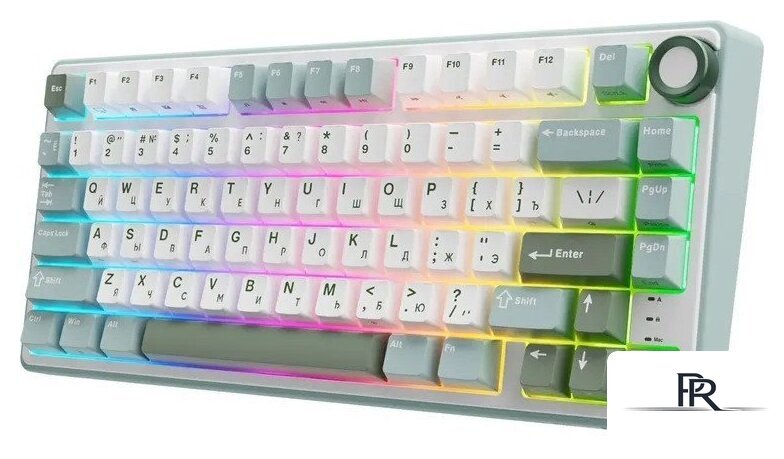 Клавиатура Royal Kludge R75 RGB Sky Cyan (RK Brown) - Изображение №3 — Интернет-магазин ПроЗаказ