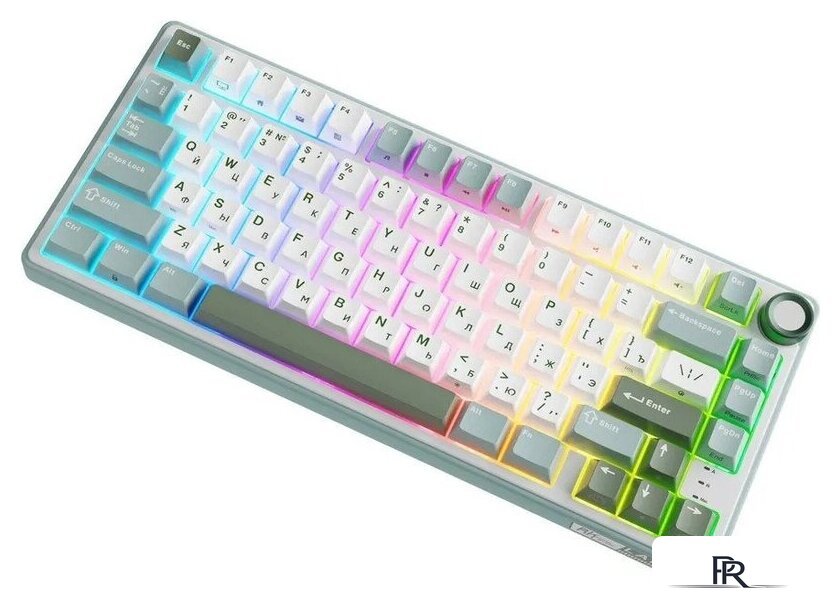 Клавиатура Royal Kludge R75 RGB Sky Cyan (RK Brown) - Изображение №6 — Интернет-магазин ПроЗаказ