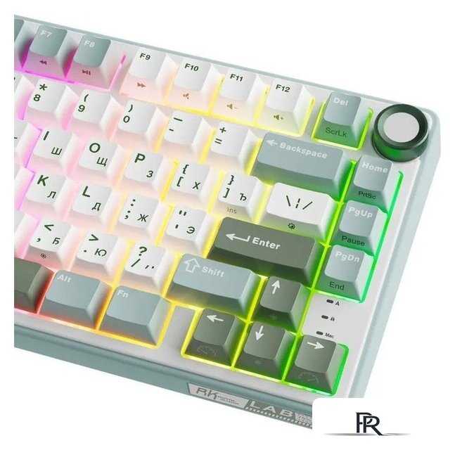 Клавиатура Royal Kludge R75 RGB Sky Cyan (RK Brown) - Изображение №7 — Интернет-магазин ПроЗаказ