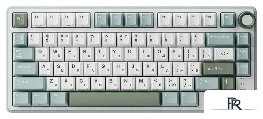 Клавиатура Royal Kludge R75 RGB Sky Cyan (RK Brown) - Изображение №2 — Интернет-магазин ПроЗаказ