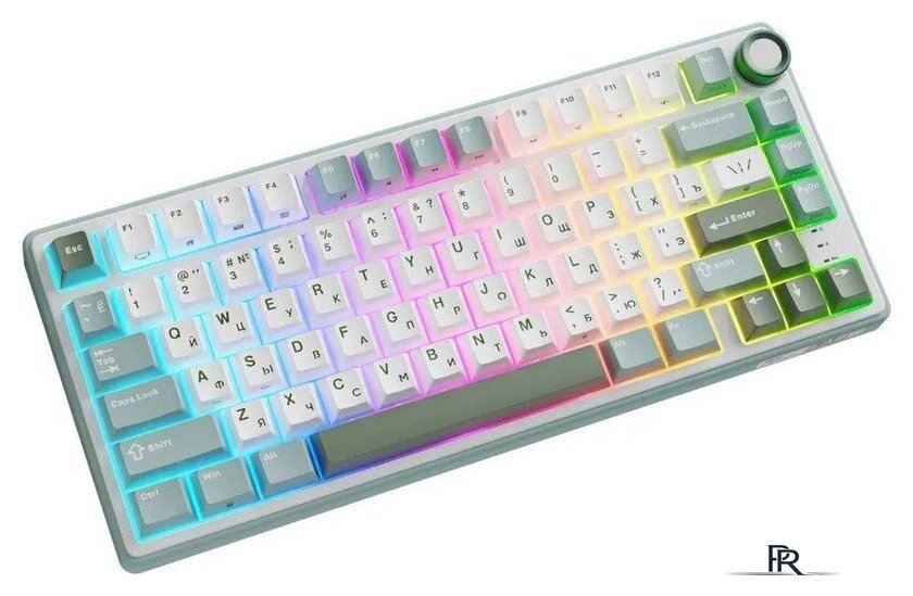 Клавиатура Royal Kludge R75 RGB Sky Cyan (RK Brown) - Изображение №5 — Интернет-магазин ПроЗаказ