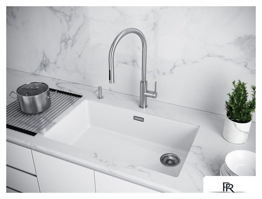 Кухонная мойка Paulmark Lumi LU74SK-WH - Изображение №3 — Интернет-магазин ПроЗаказ