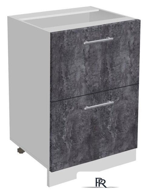 Шкаф напольный Артём-Мебель 600мм СН-114.16-Ш (ДСП бетон спаркс) - Изображение №1 — Интернет-магазин ПроЗаказ