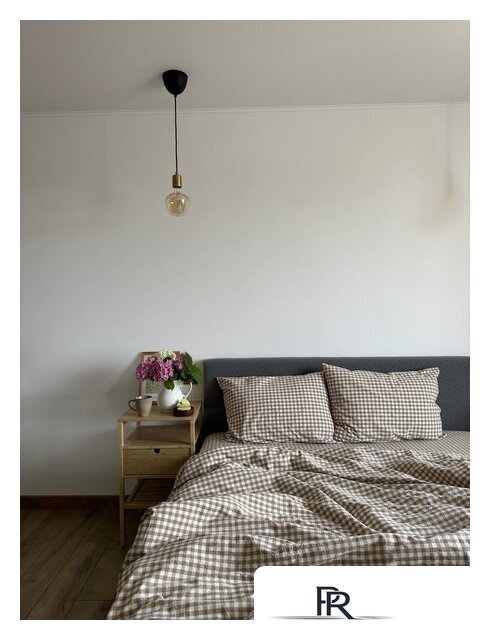 1.5-спальный комплект постельного белья Царство сновидений Вареный хлопок Бежевая клетка 150-0137 (1.5-сп, нав. 70x70) - Изображение №2 — Интернет-магазин ПроЗаказ
