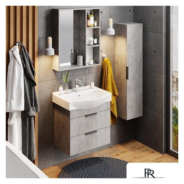  Onika Шкаф-полупенал Девис 30.10У 403071 - Изображение №3 — Интернет-магазин ПроЗаказ