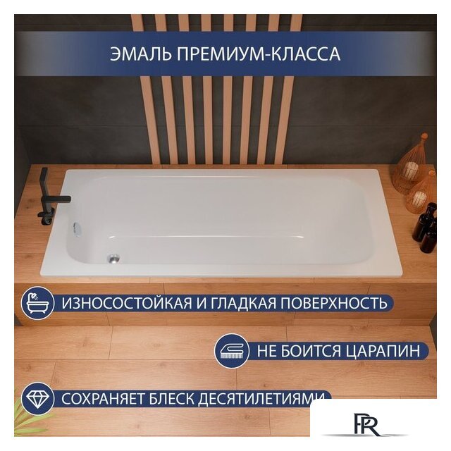 Ванна Lauter Brio 170 21S1700 (с ножками) - Изображение №2 — Интернет-магазин ПроЗаказ