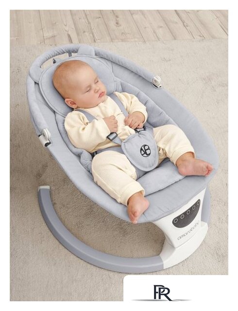 Шезлонг Amarobaby Teddy Swing AB24-22TED/11 (серый) - Изображение №6 — Интернет-магазин ПроЗаказ